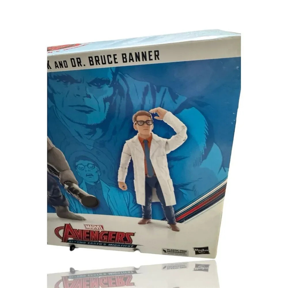 Marvel Legends Gray Hulk & Dr. Bruce Banner Action Figures Set: Hasbro